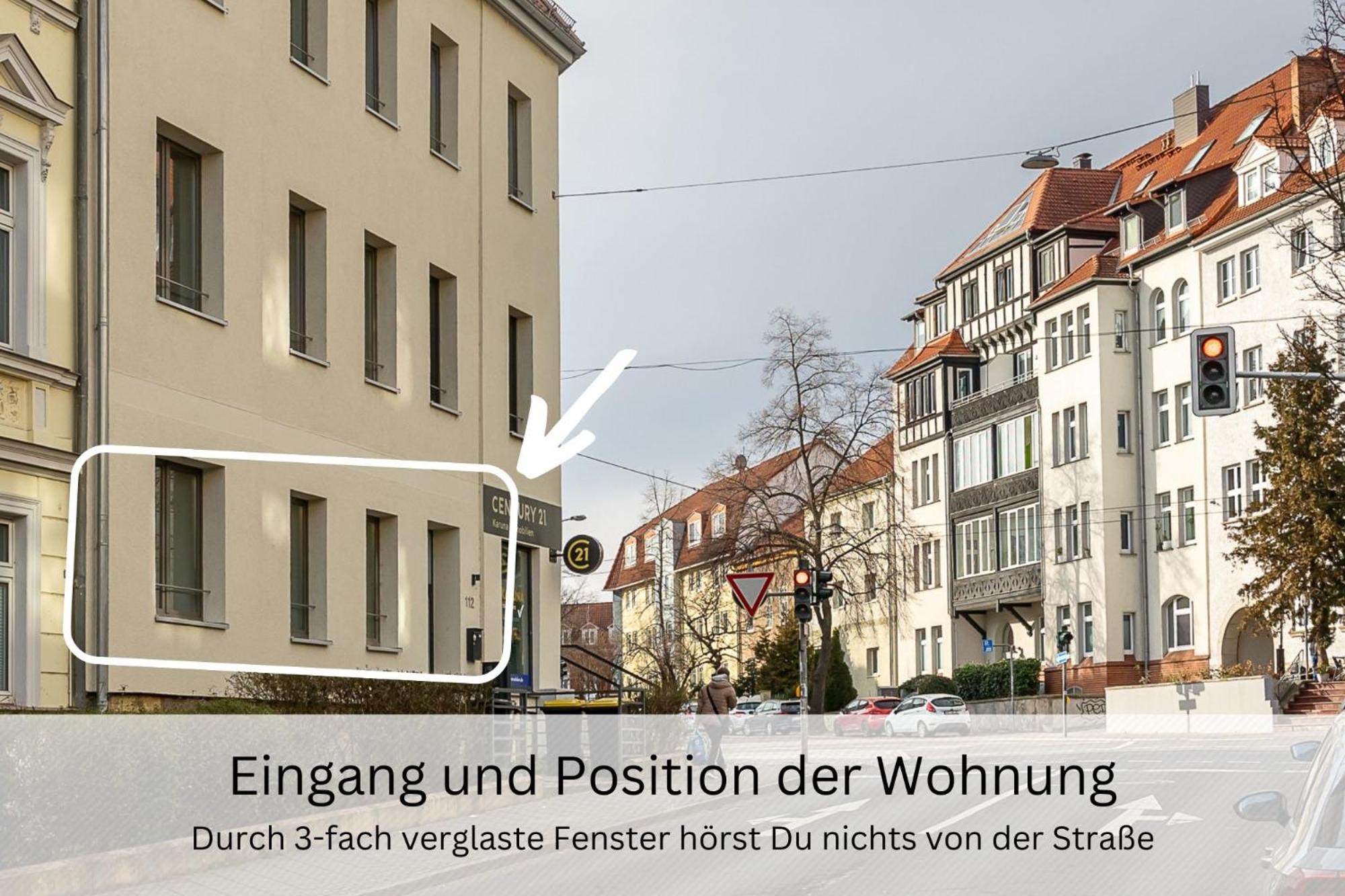 ארפורט Bohnapartments - Altstadtoase - Balkon Und Garten - Wlan מראה חיצוני תמונה